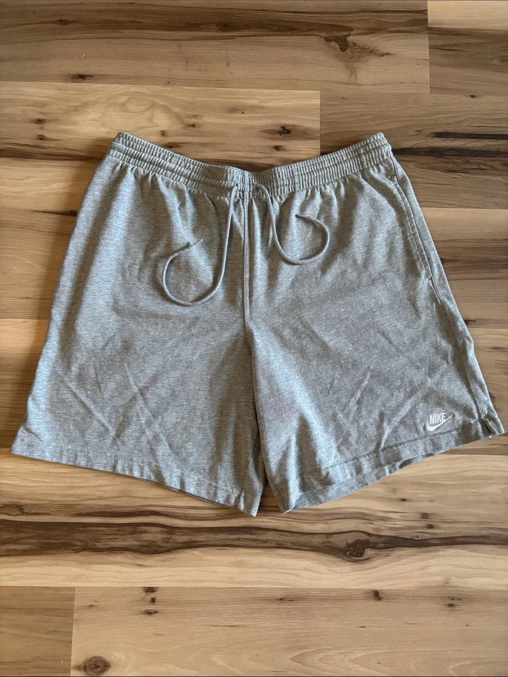 Nike Women's Heather Gray Athletic Drawstring Shorts